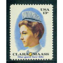 1699 13c Clara Maass Fine MNH MA0654