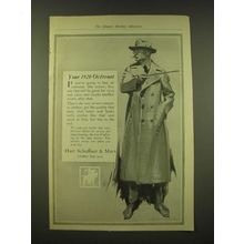 1918 Hart Schaffner & Marx Fashion Ad - Your 1920 Overcoat