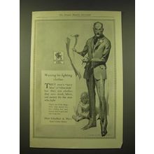 1918 Hart Schaffner & Marx Fashion Ad - Wearing his fighting clothes