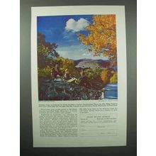 1952 North Carolina Tourism Ad - Autumn Color