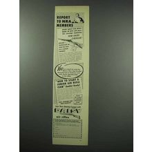 1952 Daisy Air Rifle Ad - Report to NRA Members