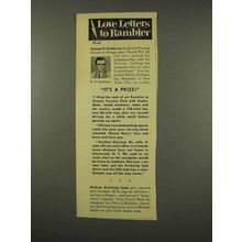 1956 Rambler Car Ad - Love Letters to Rambler