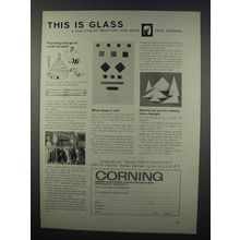 1962 Corning Glass Works Ad