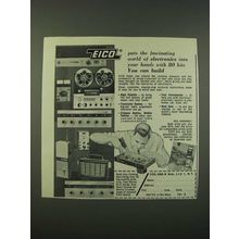 1962 Eico Electronic Kits Ad - You Can Build