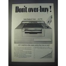 1966 Kodak Readyprint Copier Ad - Don't Over-Buy