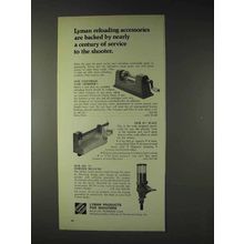 1972 Lyman Ad - Universal Case Trimmer, D-7 Scale