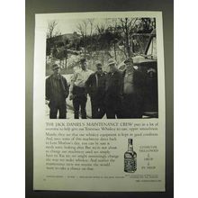 1972 Jack Daniel's Whiskey Ad - Maintenance Crew