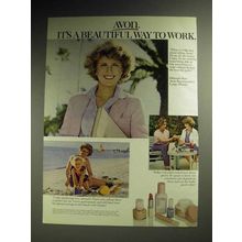 1979 Avon Cosmetics Ad - A Beautiful Way to Work
