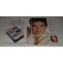 1987 Cover Girl Pro Colors Gallery EyeShadows Ad - Carol Alt