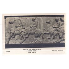 FRIEZE OF PARTHENON, EAST SIDE, 16-18, BRITISH MUSEUM unused vintage postcard =