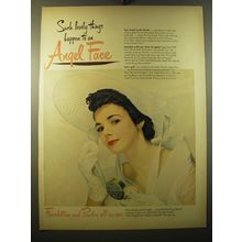 1950 Pond's Angel Face Makeup Ad - Such lovely things happen to an Angel Face