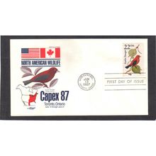 FDC Artmaster 2306 22c Scarlet Tanager (Cachet-U/A) CV39156