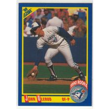 1990 Score John Olerud RC rookie card #589 – Blue Jays