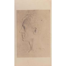 Allen Hutchinson British Sculptor Head Statue Antique Postcard
