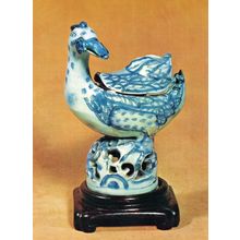 Chinese Ming Dynasty Incense Burner San Fransisco Museum Postcard