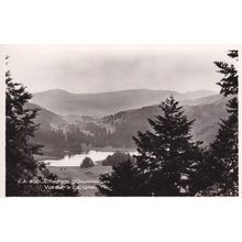 Lac Genin Ain Aerial France Real Photo Postcard