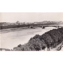 Lyon Pont de l'Universite Real Photo Postcard