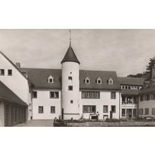 Propstei Gebaude Hochst Kloster Frankfurt German RPC Postcard