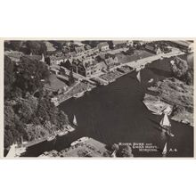 Sailing Boats Swan Hotel Horning Real Photo Postcard