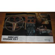 1971 Mercury Cougar XR-7 Car Advertisement