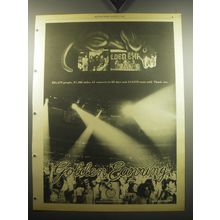 1974 Golden Earring Album Ad - 321,479 people, 27,486 miles, 61 concerts