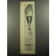 1956 Moet Champagne Ad - For memorable moments