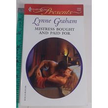 mitress bought and paid for by lynne graham novel fiction paperback good