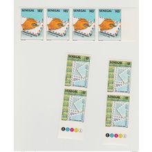 Sénégal 1989 ND Imperf Philexfrance Paris Stamp exhibition stamp on stamp