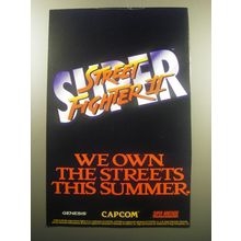 1994 Capcom Street Fighter II Super Video Game Advertisement