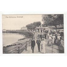 The Pier Entrance Swanage Postcard Dorset