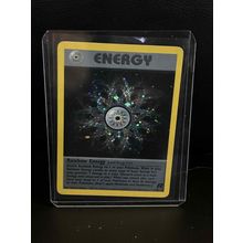 Rainbow Energy - 17/82 - Holo Rare - Unlimited Edition Team Rocket Pokemon Tradi