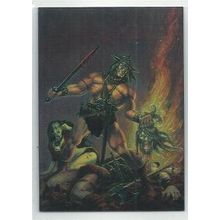 CONAN series 1 ' ALL CHROMIUM card # 33 (1993)