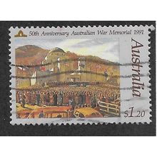 AUS 1991 $1.20 '50TH ANN OF WAR MUSEUM' FINE USED (EBID68-073)