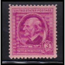 861 3c Ralph Emerson Fine MNH O0332