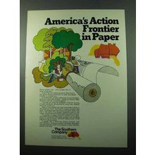1969 The Southern Company Ad - Frontier in Paper
