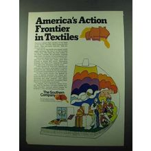 1969 The Southern Company Ad - Frontier in Textiles