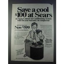 1980 Sears Central Air Conditioning Model 52151 Ad