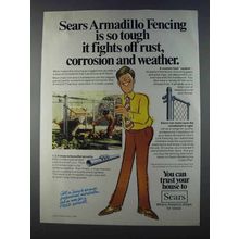 1980 Sears Armadillo Fencing Ad - So Tough