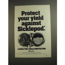 1984 Monsanto Lasso Ad - Protect Against Sicklepod