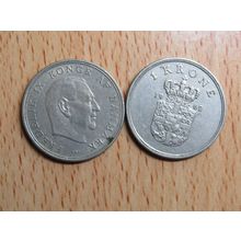 Denmark 1962 1 Krone Coin