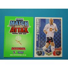 93. Gretar Steinsson - Bolton Wanderers - Match Attax 2010/11 Football Card EF1