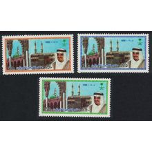 Saudi Arabia King Fahd Two Holy Mosques 3v 1988 MNH SG#1562-1564