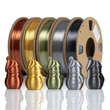 PLA 3D Printer Filament Bundle, TINMORRY Silk PLA Filament 1.75Mm, 3D Printing F