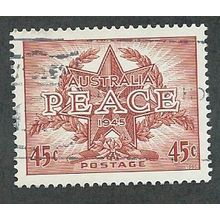 AUS 1995 45c '50TH ANN OF PEACE IN THE PACIFIC FINE USED (EBID47-936)