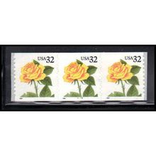 3054 32c Yellow Rose Very Fine MNH PNC 5566/3 PA3681