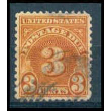 Used J82a 3c Postage Due Fine WA1363