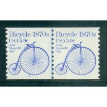 1901 5.9c Bicycle Very Fine MNH Dry Gum CNP Left 3 W0112