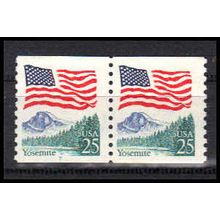 2280a 25c U.S. Flag Fine MNH CNP Left 7 PA1065