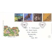 GB 1999 The Farmers Tale FDC Laxton Newark special cancel written with encl.VGC