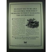1974 Raid Insecticides Ad - Control Insect Problems